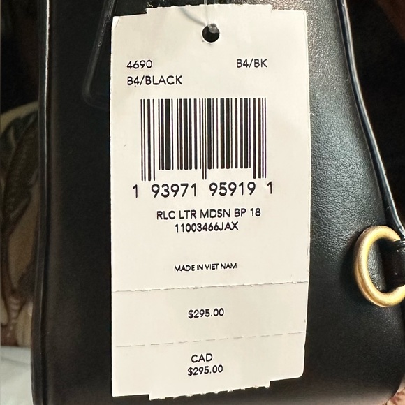 Coach Madison Convertible Backpack 18 - Black - Picture 8 of 8